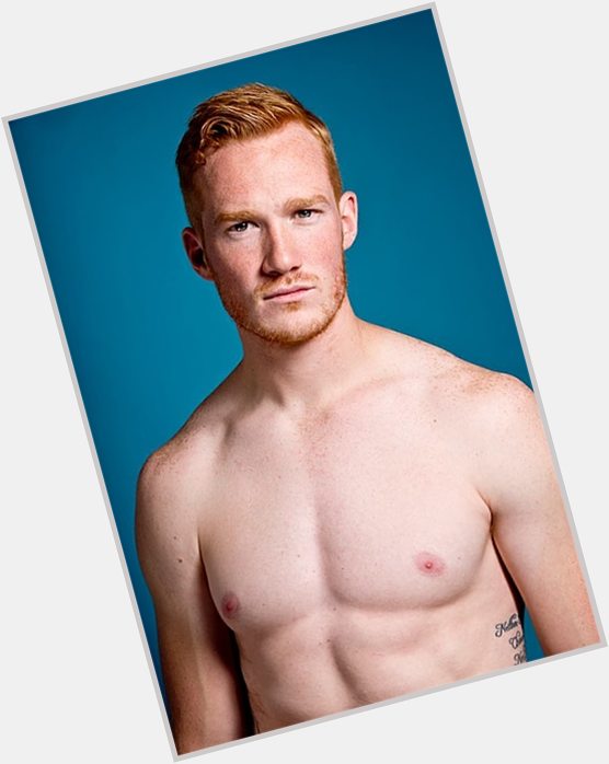 Greg Rutherford Slim body,  dyed brown hair & hairstyles