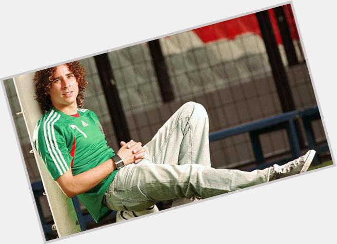 Guillermo Ochoa light brown hair & hairstyles Athletic body, 