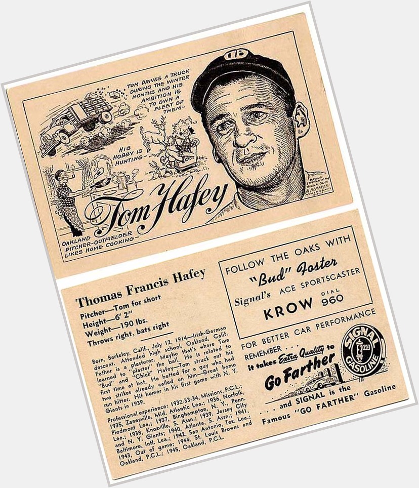 Tom Hafey (baseball)  