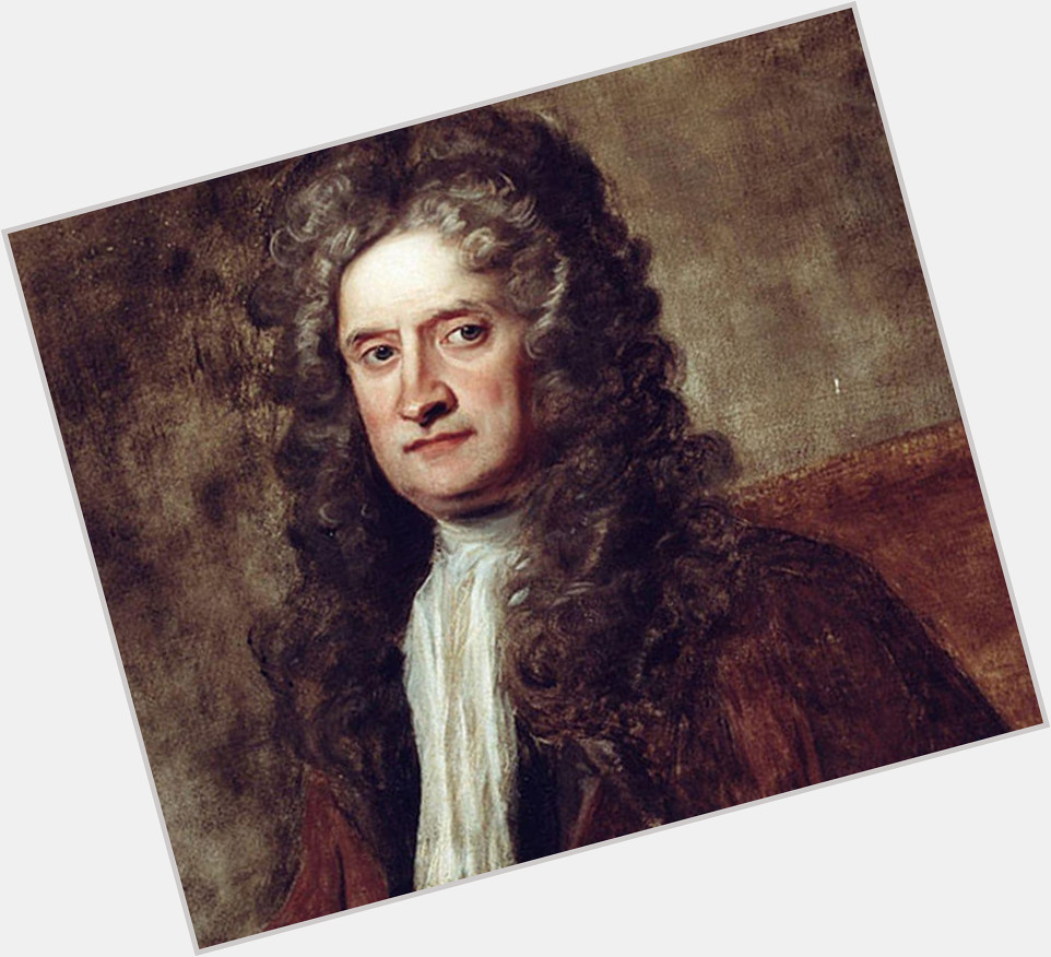 Isaac Newton Average body,  salt and pepper hair & hairstyles