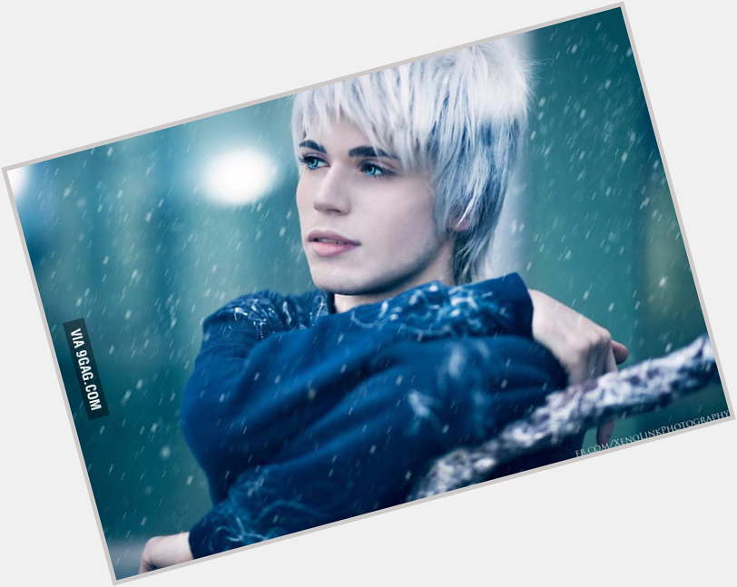 Jack Frost Athletic body,  grey hair & hairstyles