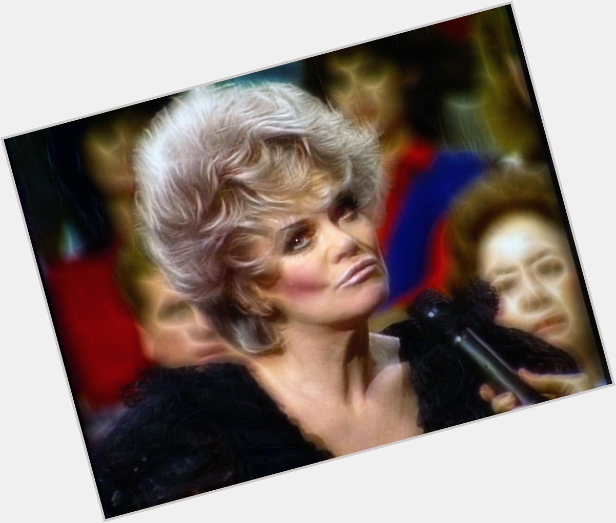 Jan Crouch Average body,  multi-colored hair & hairstyles