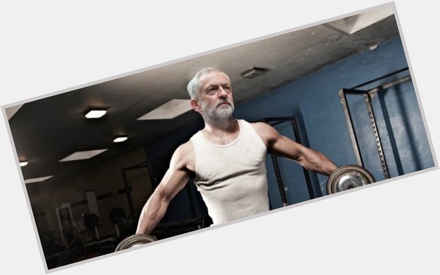 Jeremy Corbyn Average body,  salt and pepper hair & hairstyles