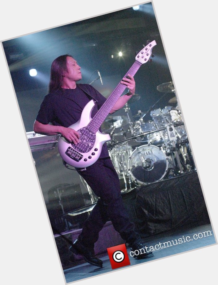 John Myung shirtless bikini