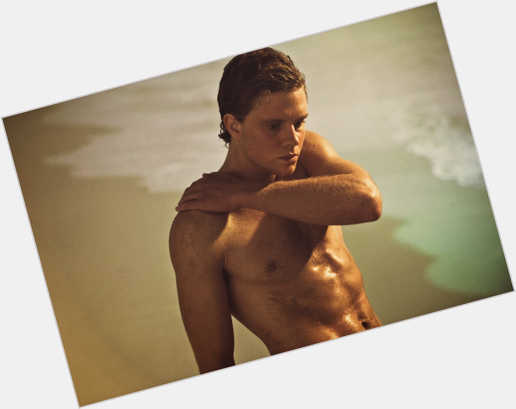 Jonny Weston shirtless bikini