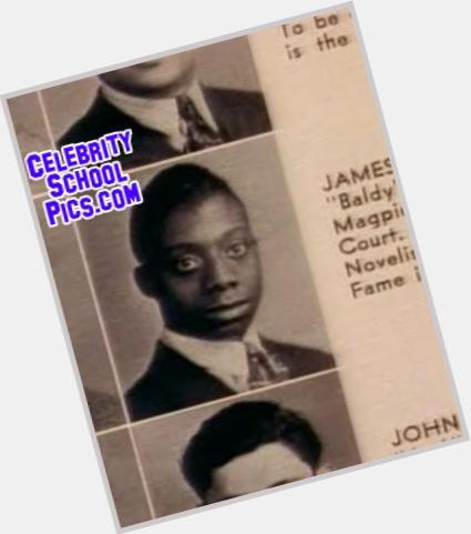 James Baldwin Slim body,  black hair & hairstyles