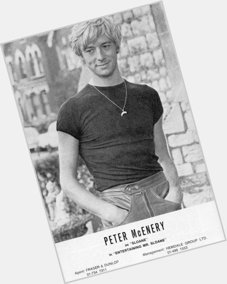 Peter Mcenery Slim body,  salt and pepper hair & hairstyles