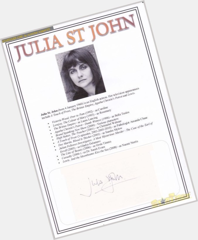 Julia St John birthday 2015