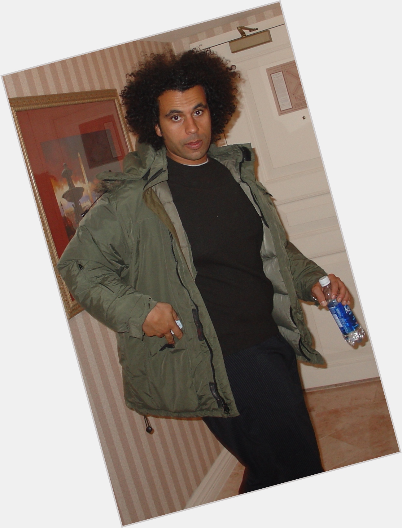 Kareem Elseify Average body,  black hair & hairstyles
