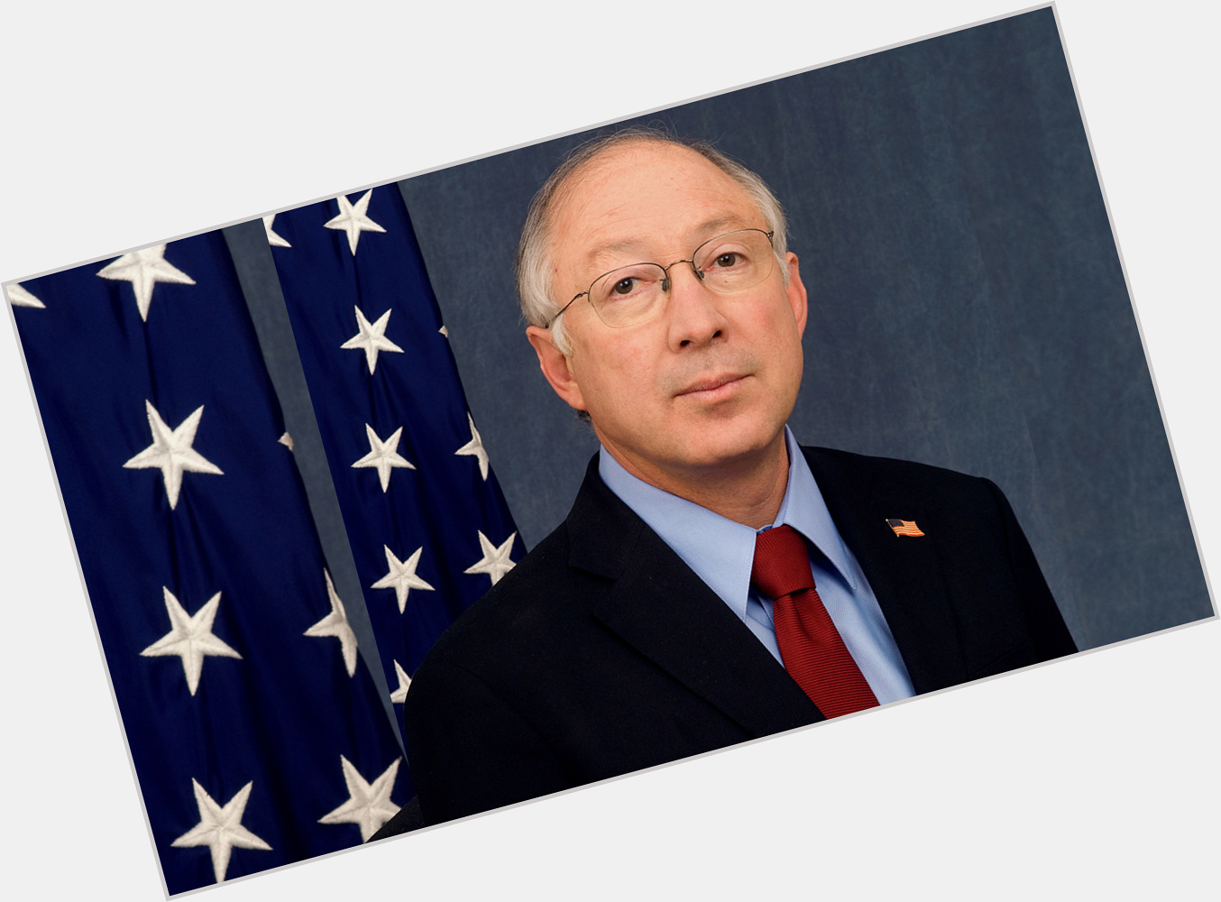 Ken Salazar shirtless bikini