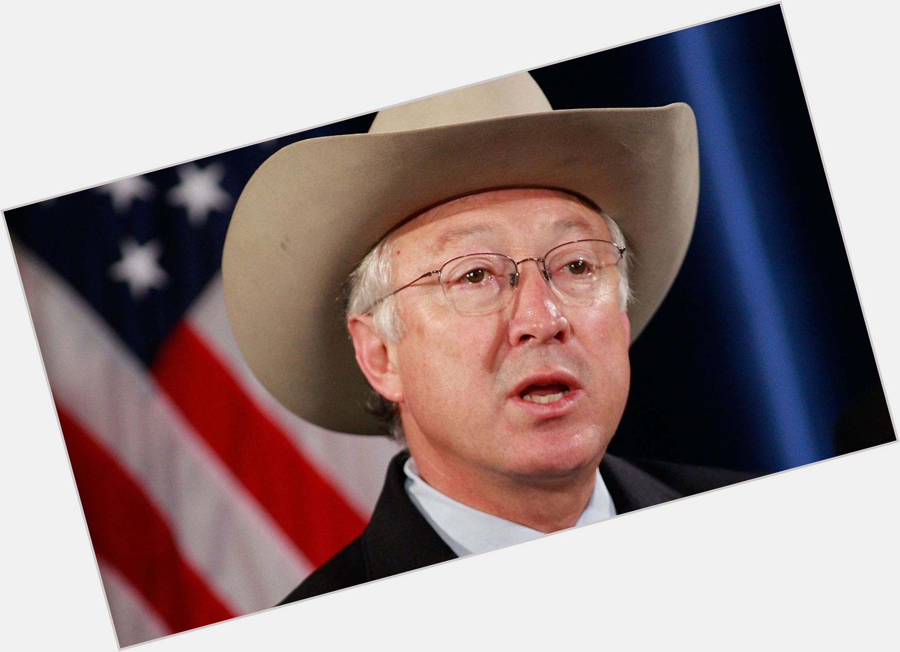 Ken Salazar shirtless bikini