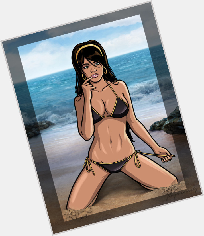 Lana Kane shirtless bikini