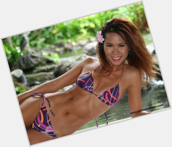 Linda Vu shirtless bikini