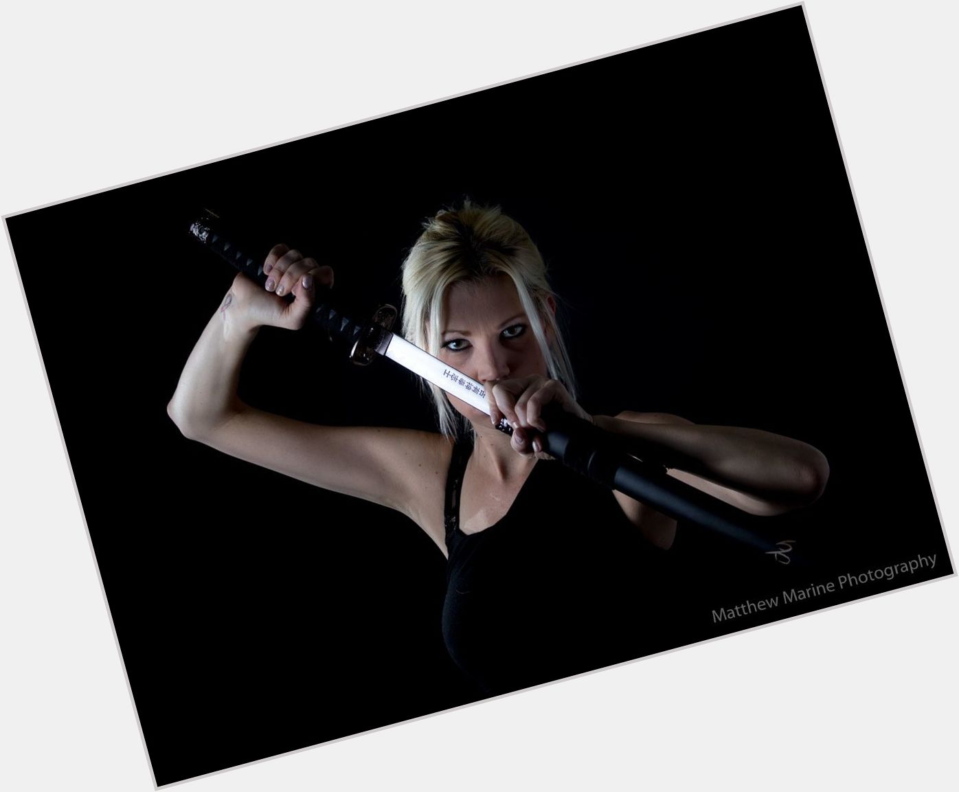 Lindsay Saddler  dyed blonde hair & hairstyles