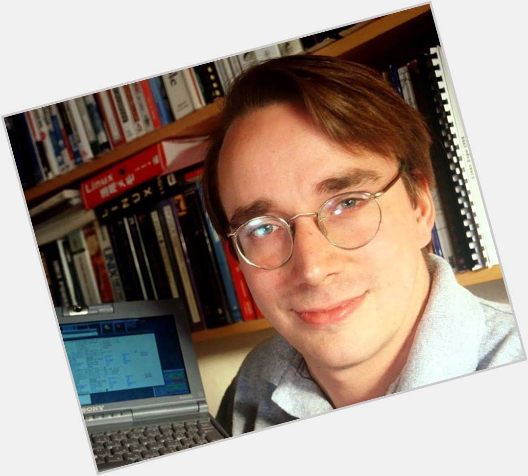 Linus Torvalds Large body,  blonde hair & hairstyles