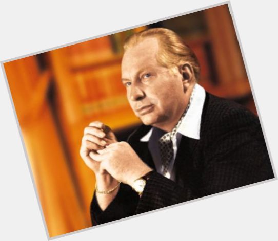 L Ron Hubbard Large body,  red hair & hairstyles