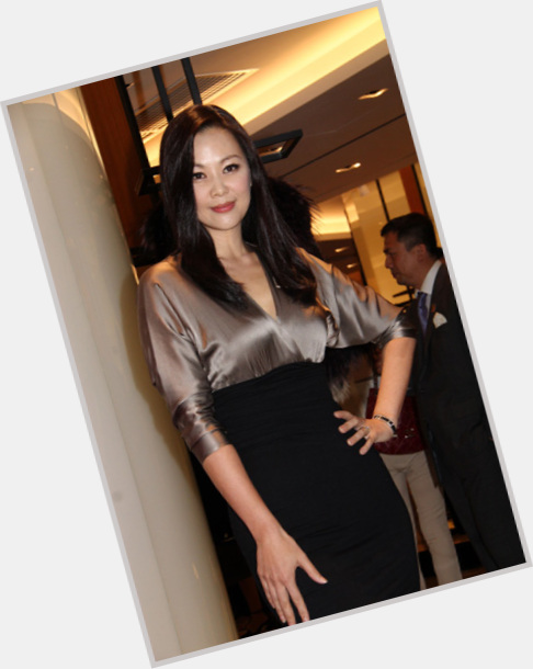 Linda Wong Slim body,  black hair & hairstyles