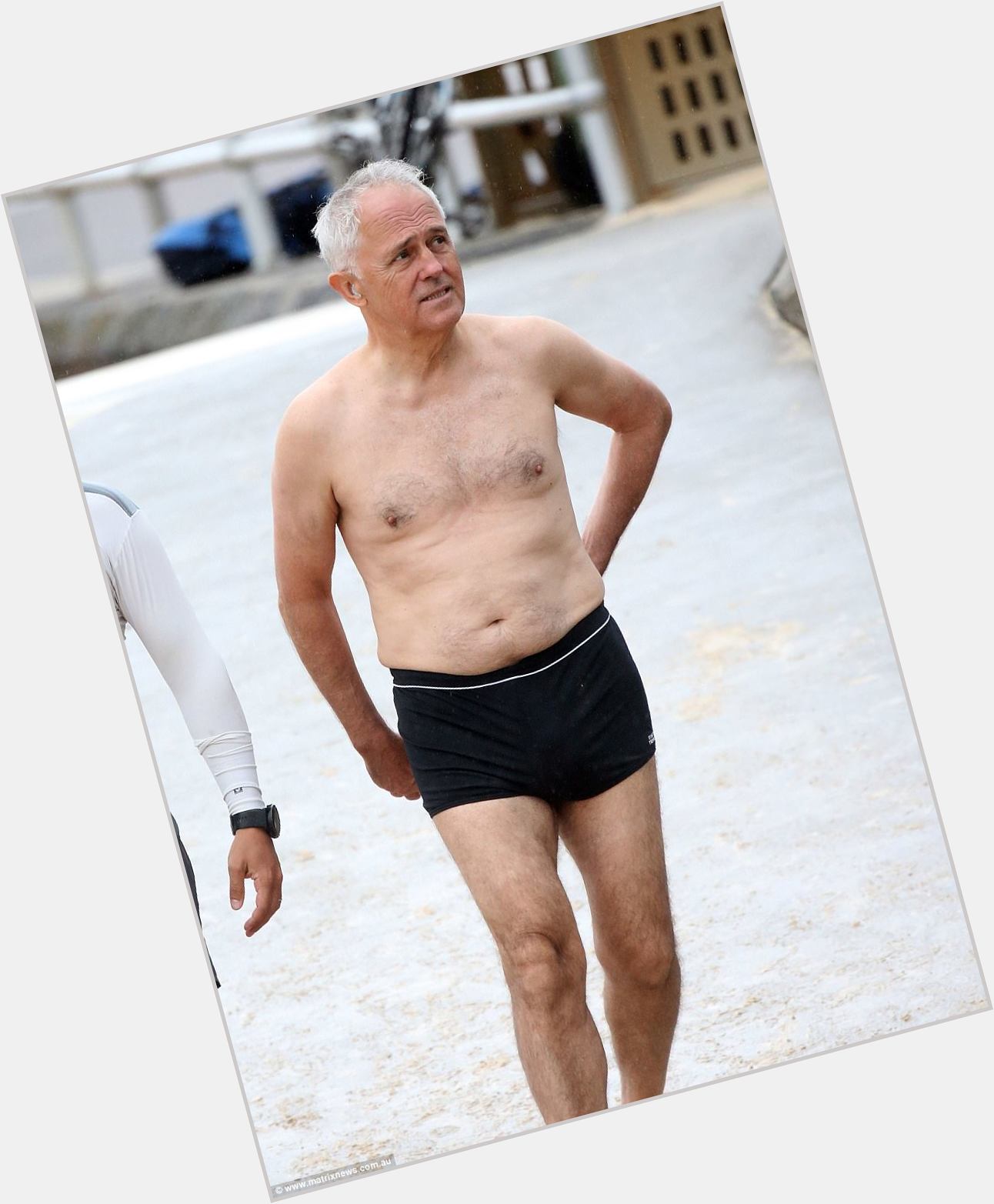Malcolm Turnbull shirtless bikini
