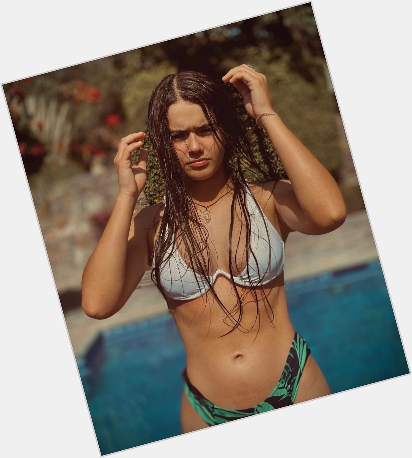 Maria Malibran shirtless bikini