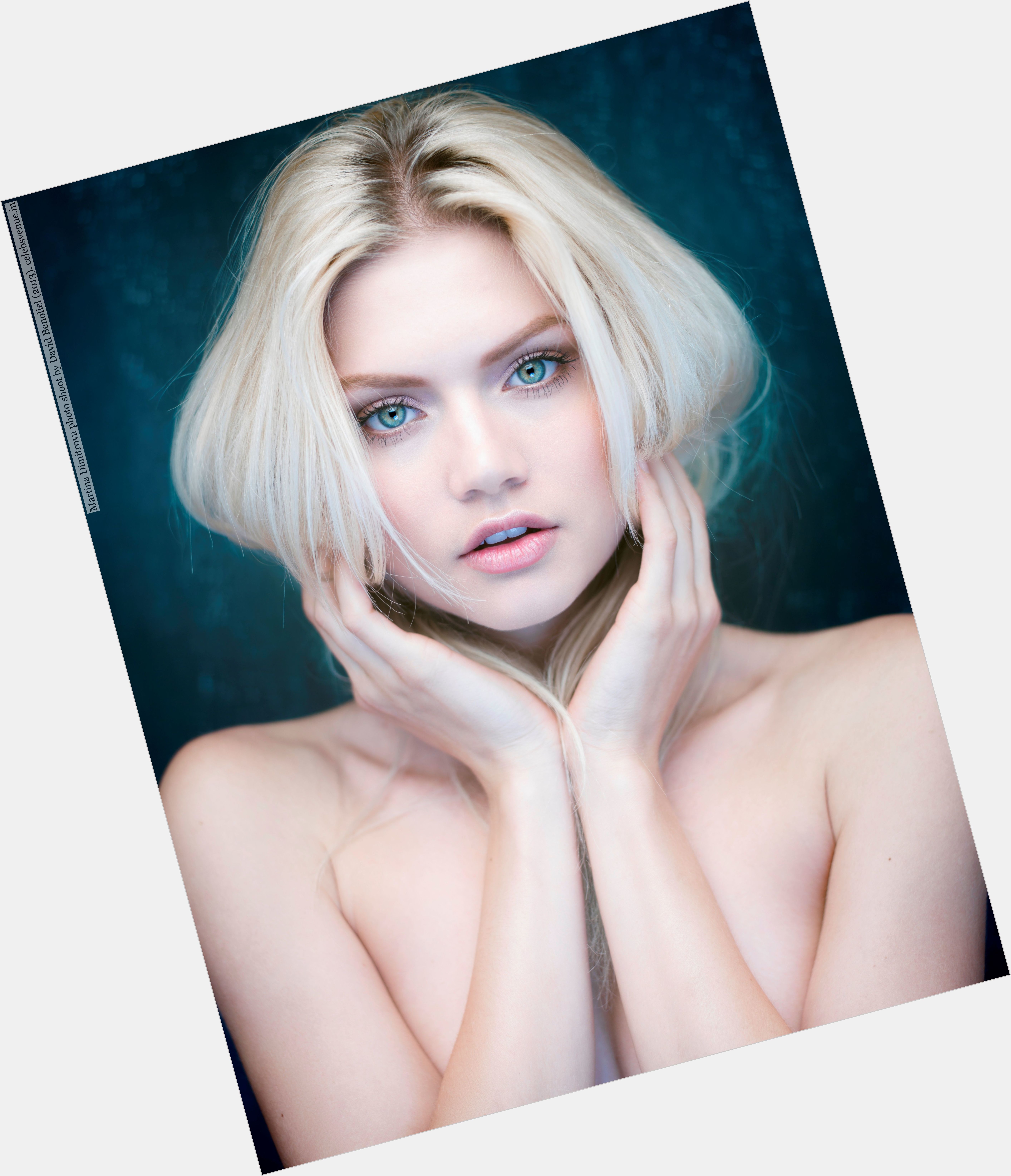 Martina Dimitrova Slim body,  blonde hair & hairstyles
