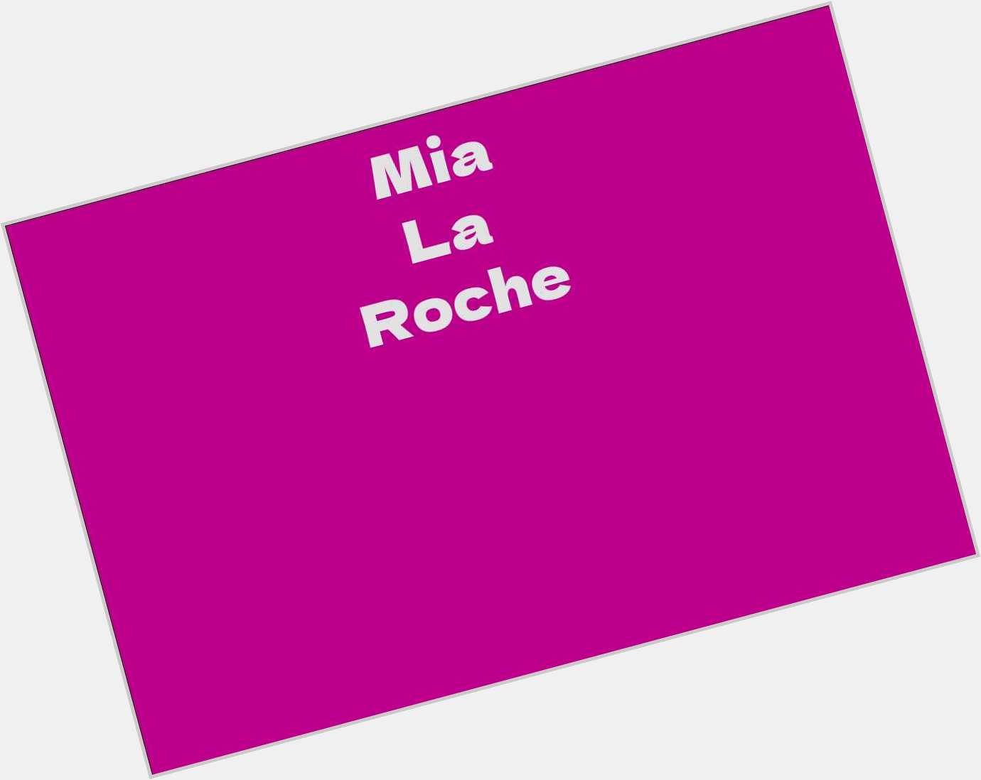 Mia La Roche shirtless bikini