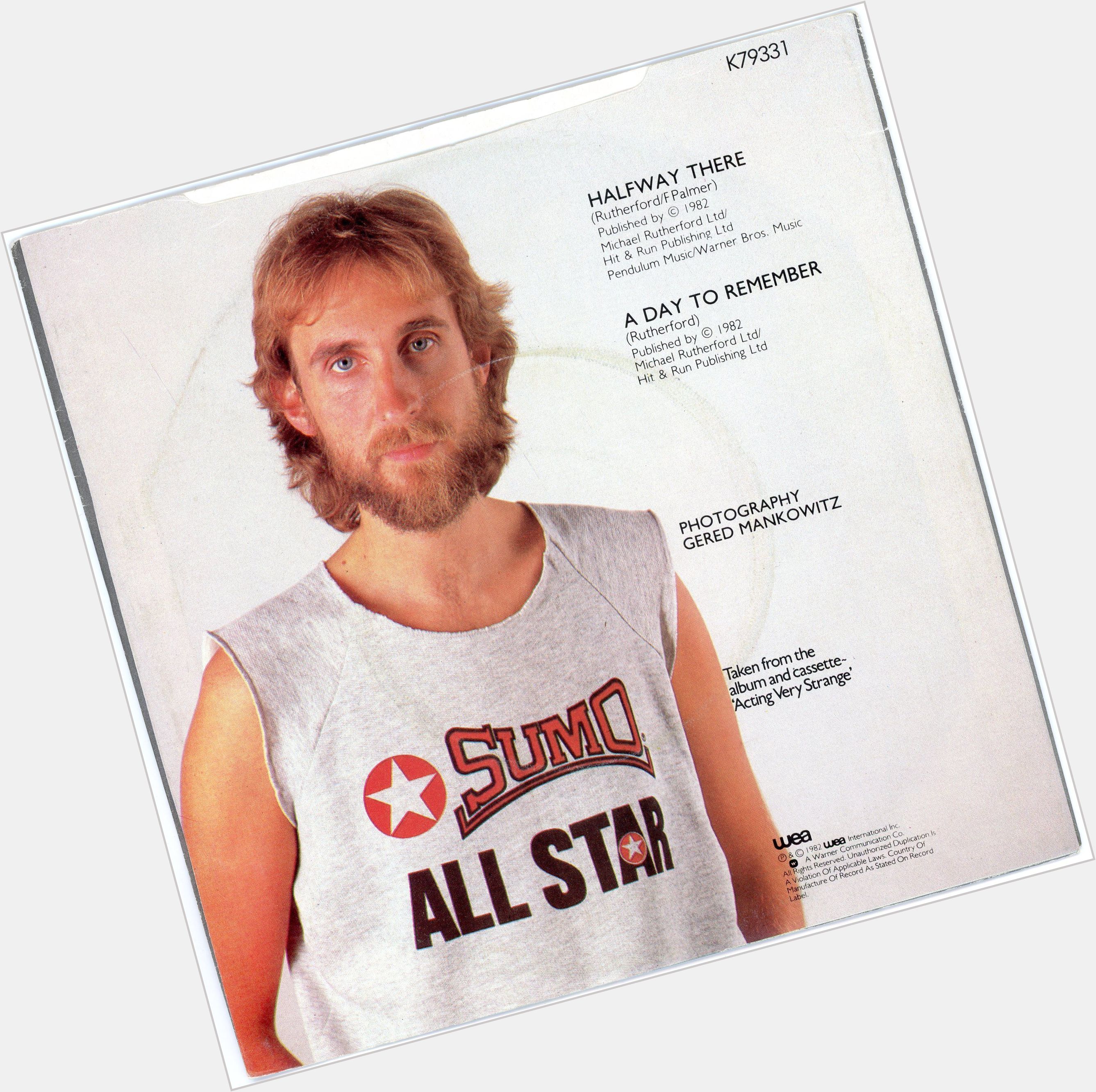 Mike Rutherford Slim body,  light brown hair & hairstyles
