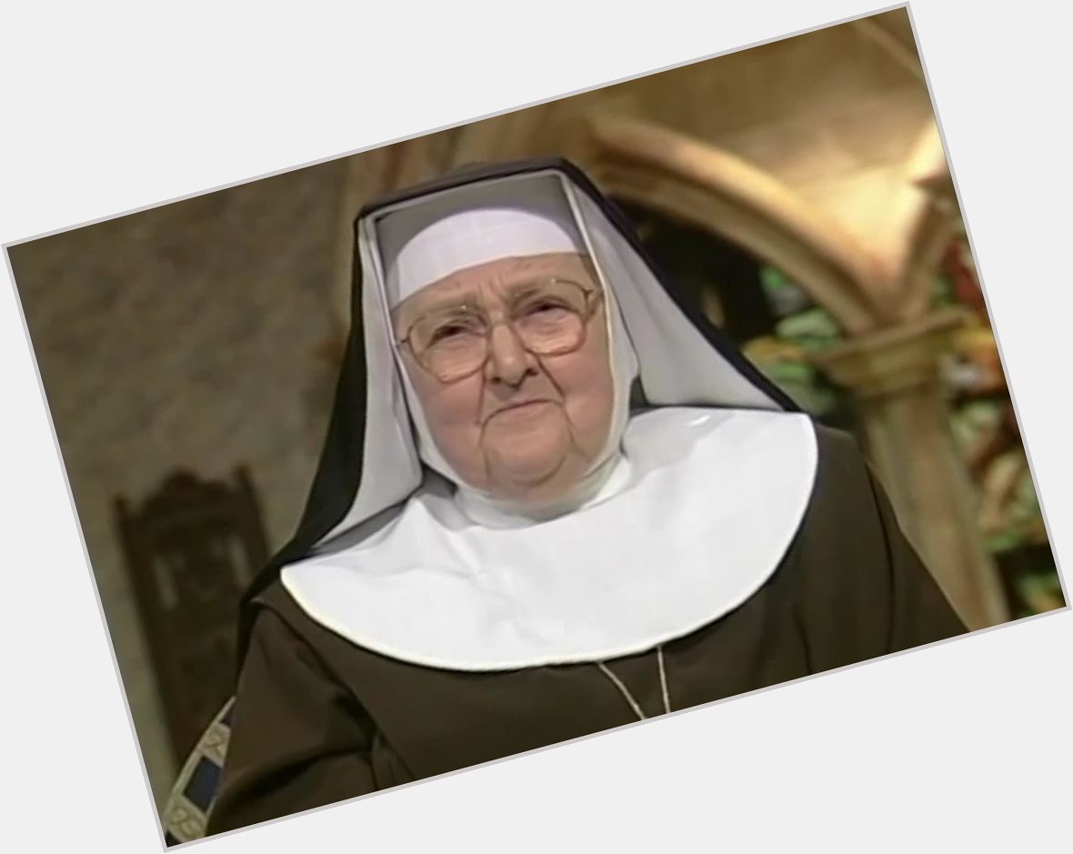 Mother Angelica Average body,  grey hair & hairstyles