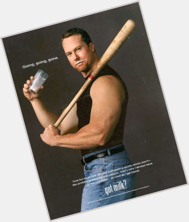 Mark Mcgwire Athletic body,  red hair & hairstyles