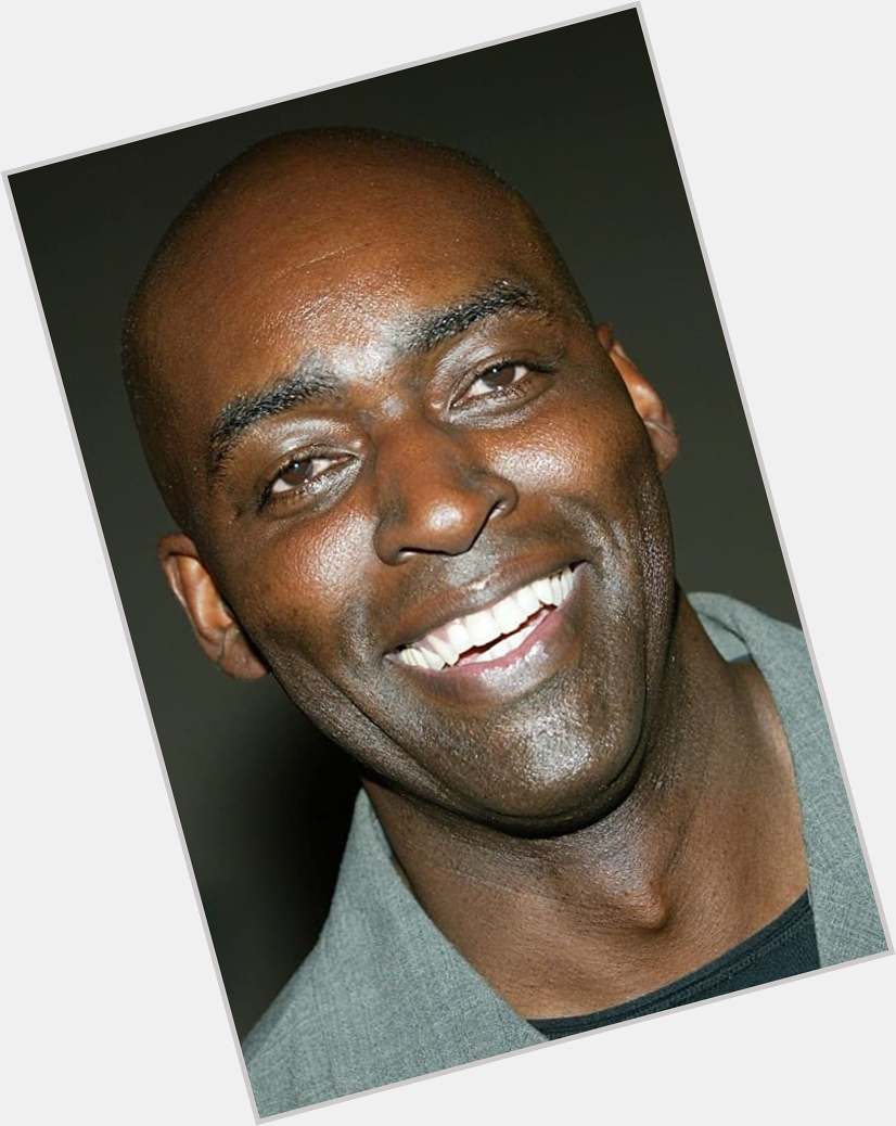 Michael Jace Athletic body,  bald hair & hairstyles