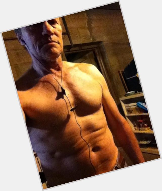 Michael Rooker Athletic body,  bald hair & hairstyles