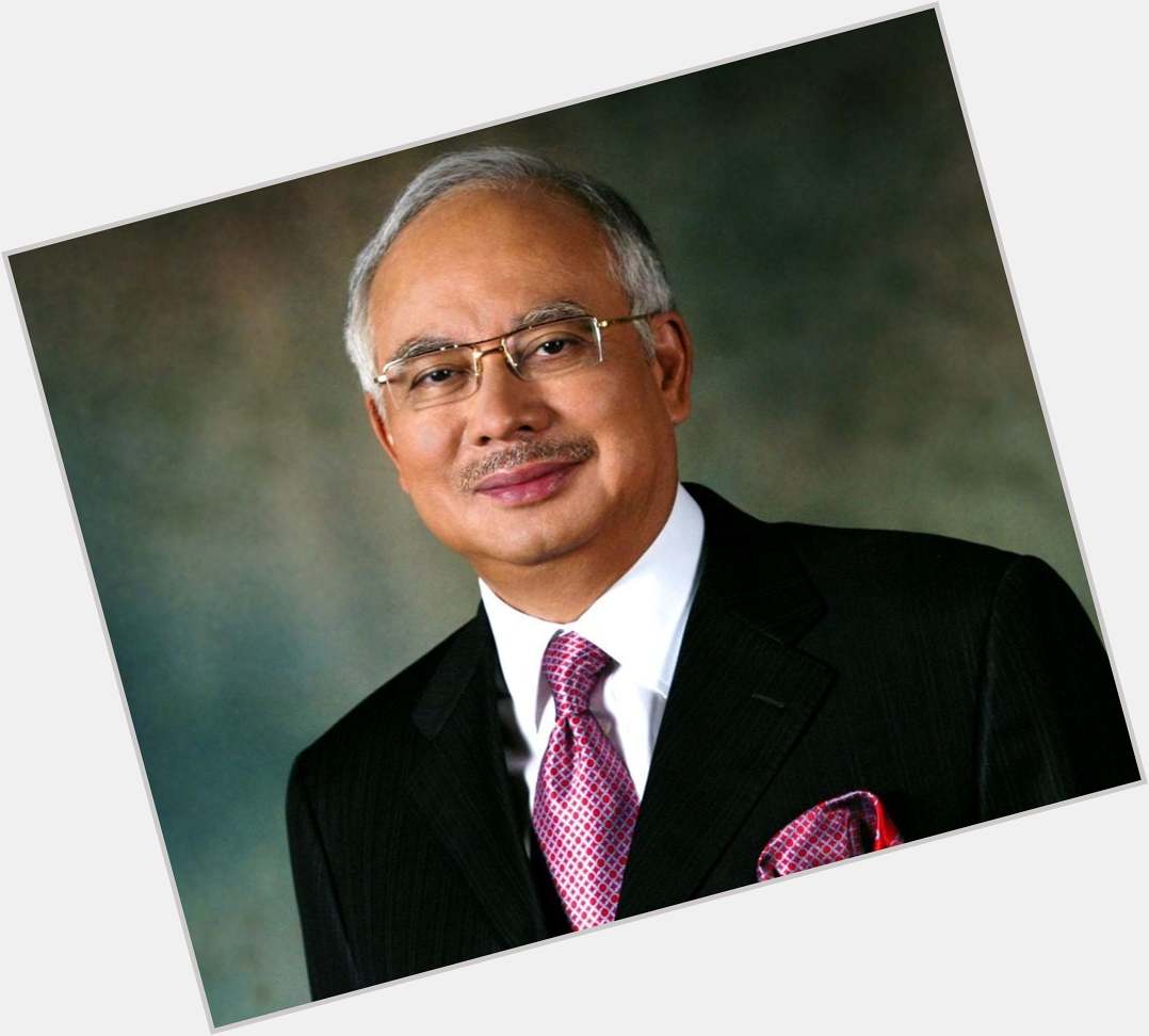 Najib Razak Average body,  grey hair & hairstyles