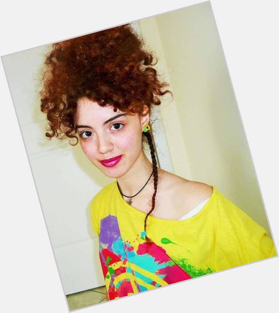 Nefeli Kanaki Slim body,  red hair & hairstyles