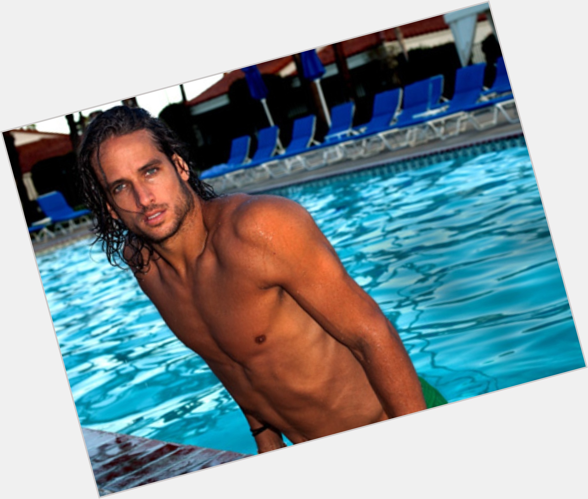 Pedro Feliciano shirtless bikini