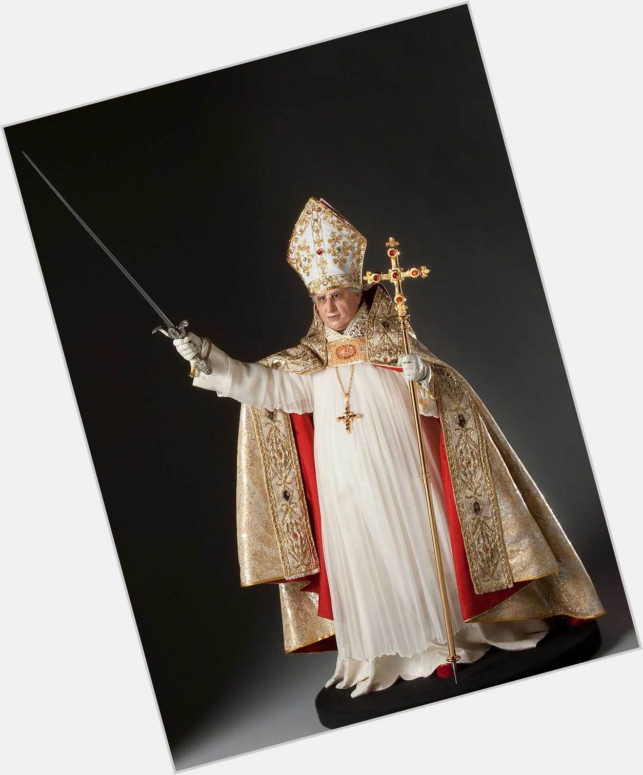 Pope Alexander Vi Average body,  grey hair & hairstyles