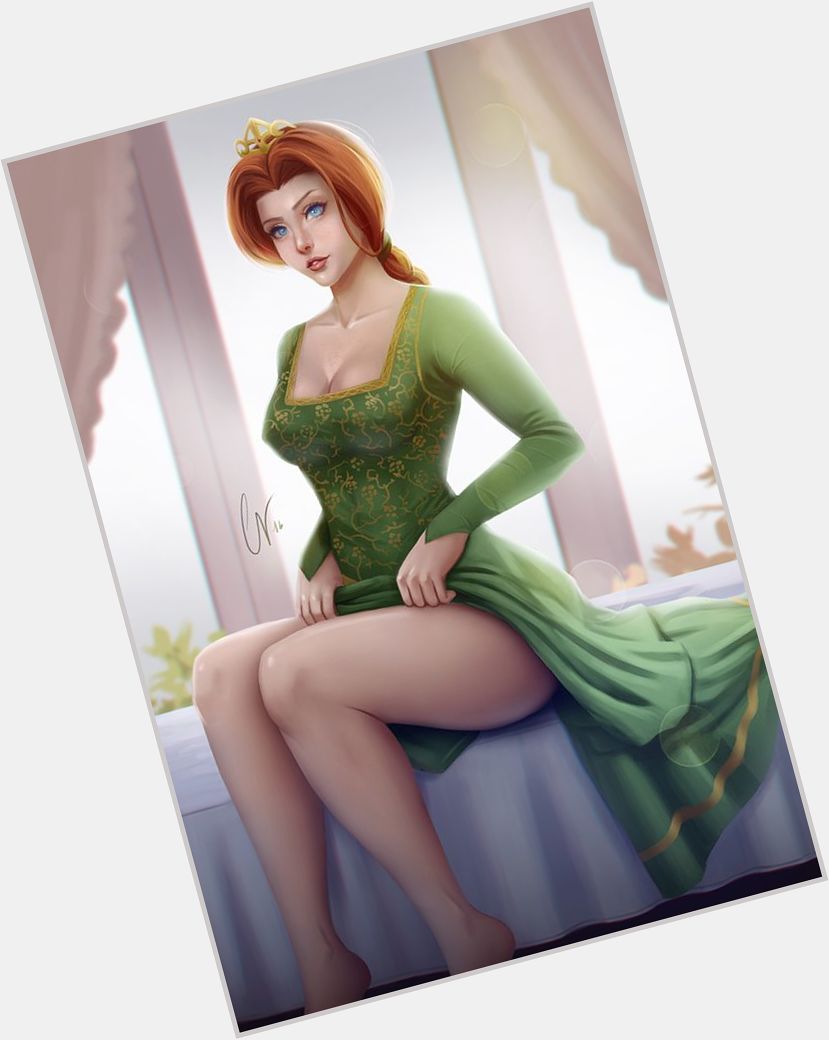 Princess Fiona Large body,  red hair & hairstyles