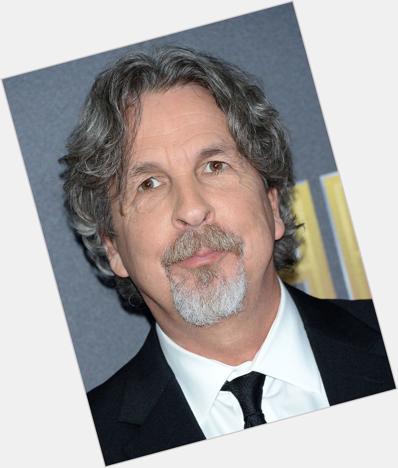 Peter Farrelly Average body,  light brown hair & hairstyles