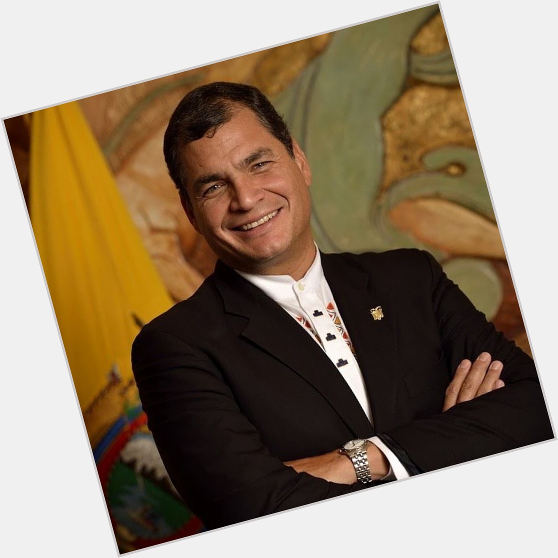 Rafael Correa birthday 2015