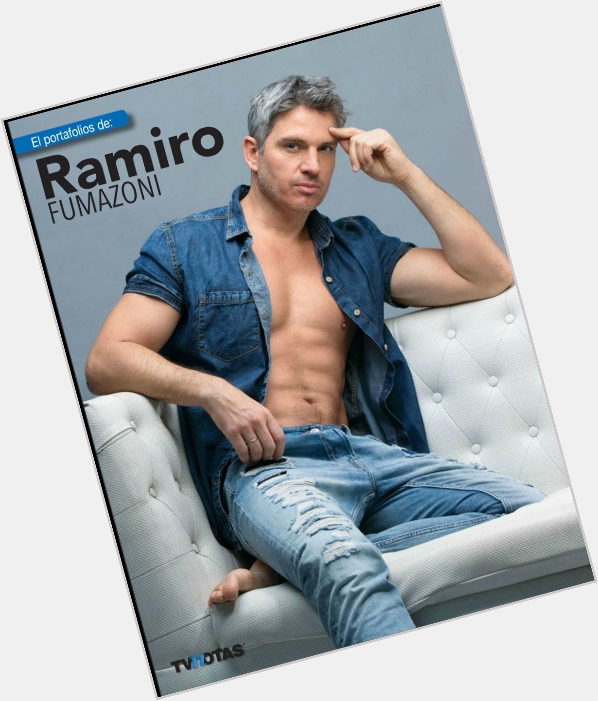 Ramiro Fumazoni Athletic body,  dark brown hair & hairstyles