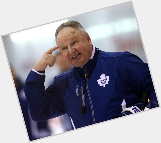 Randy Carlyle Average body,  salt and pepper hair & hairstyles