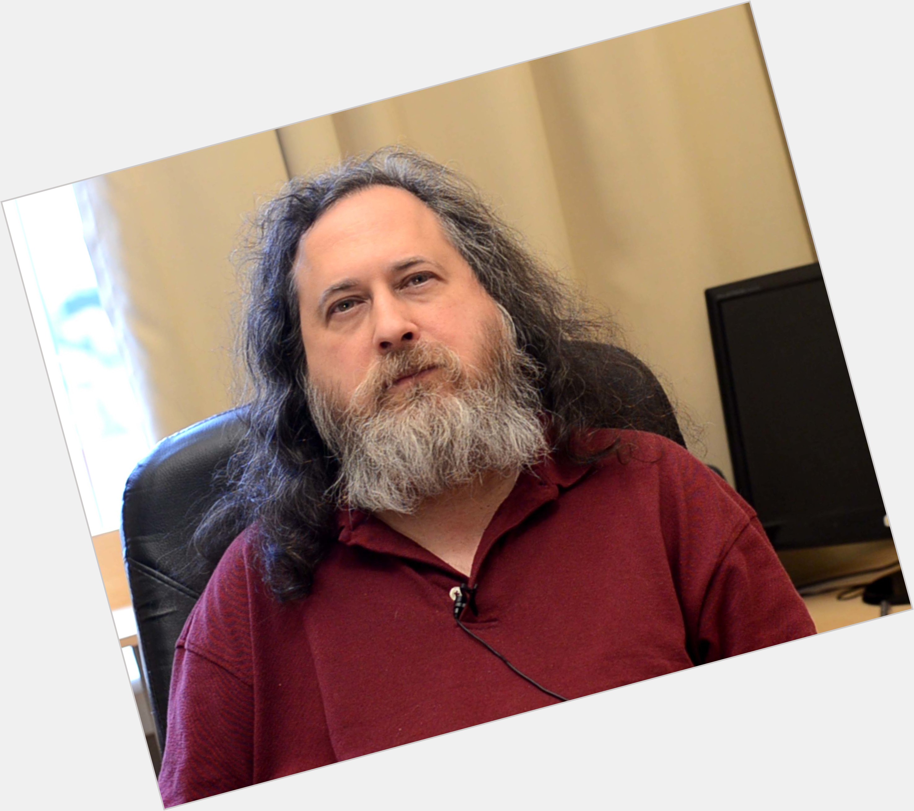 Richard Stallman shirtless bikini