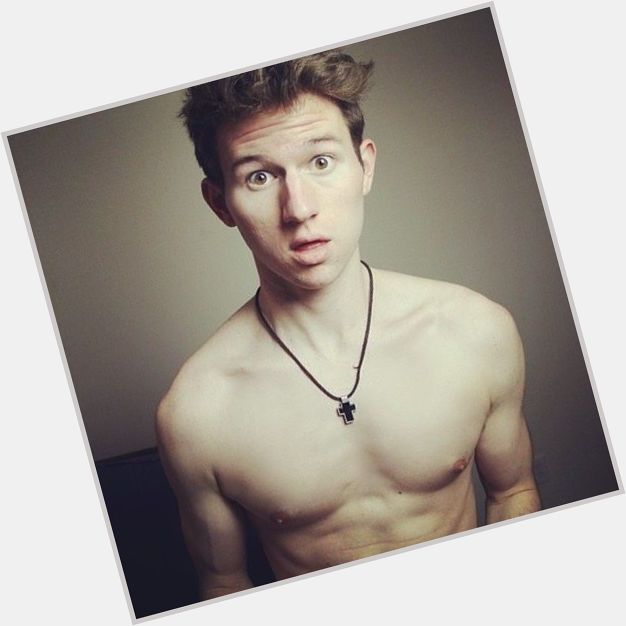 Ricky Dillon Athletic body,  light brown hair & hairstyles