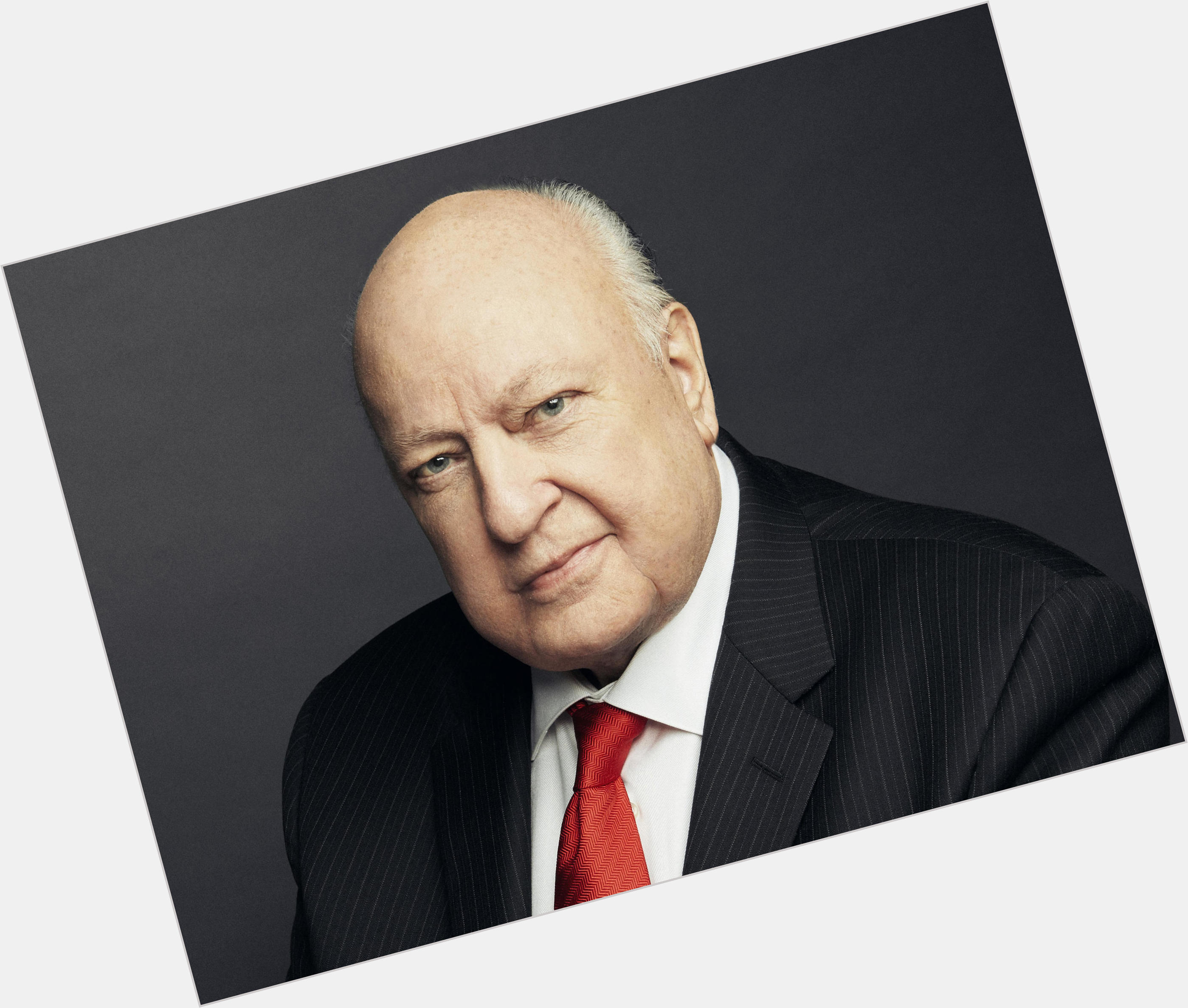Roger Ailes Large body,  bald hair & hairstyles