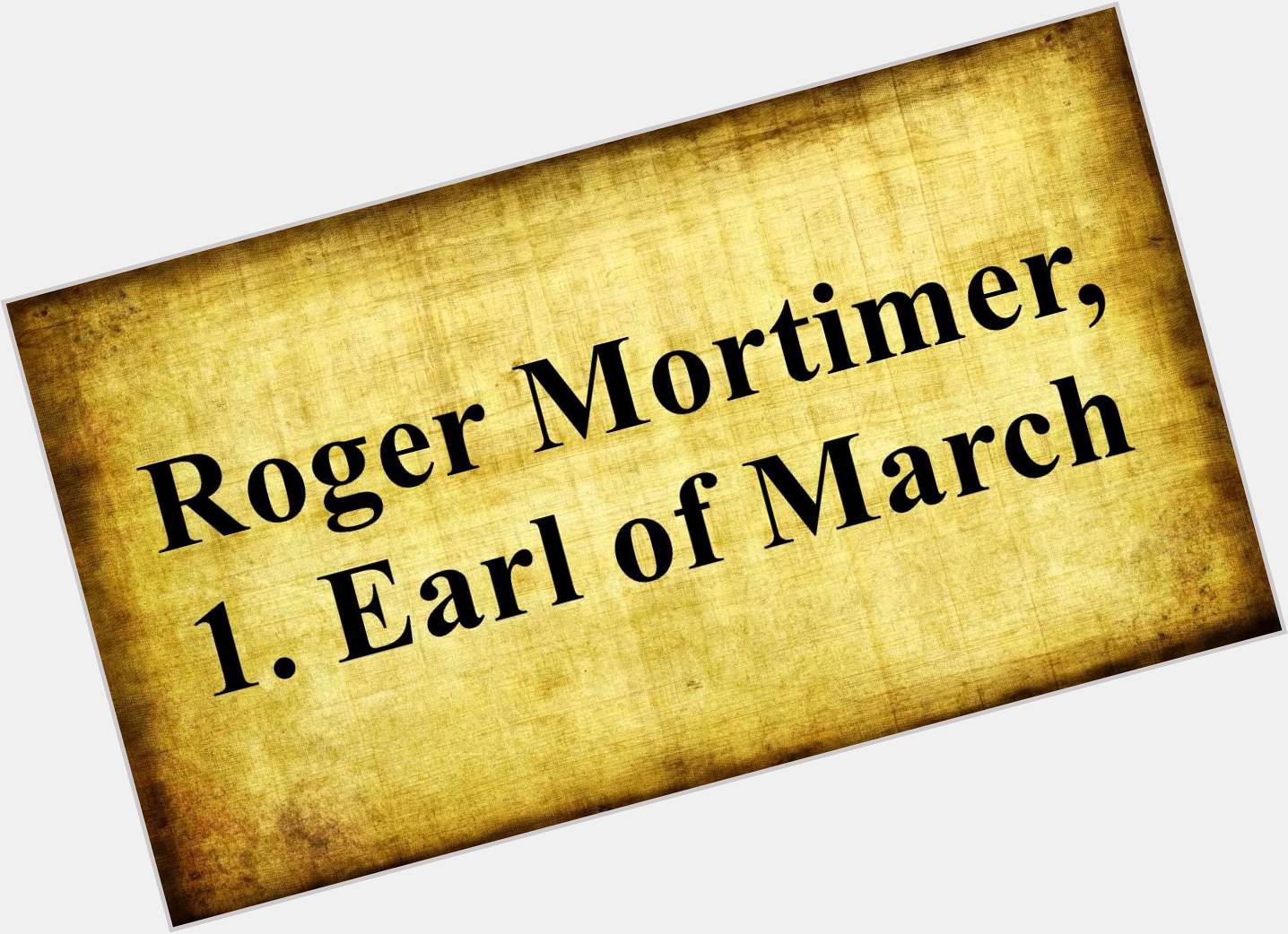 Roger Mortimer 1st Earl Of March shirtless bikini