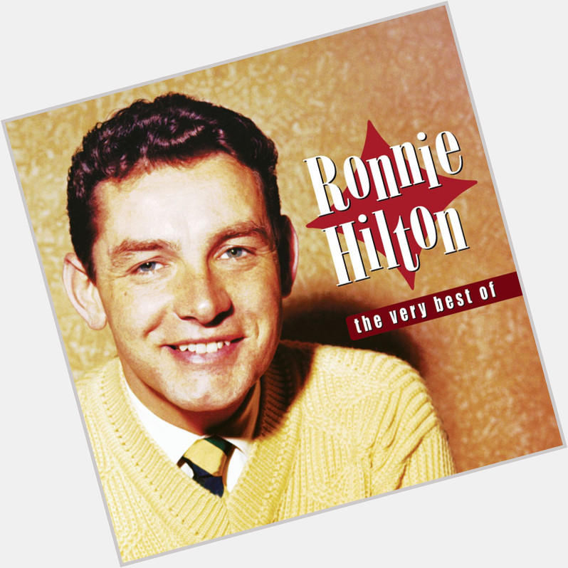 Ronnie Hilton Average body,  dark brown hair & hairstyles