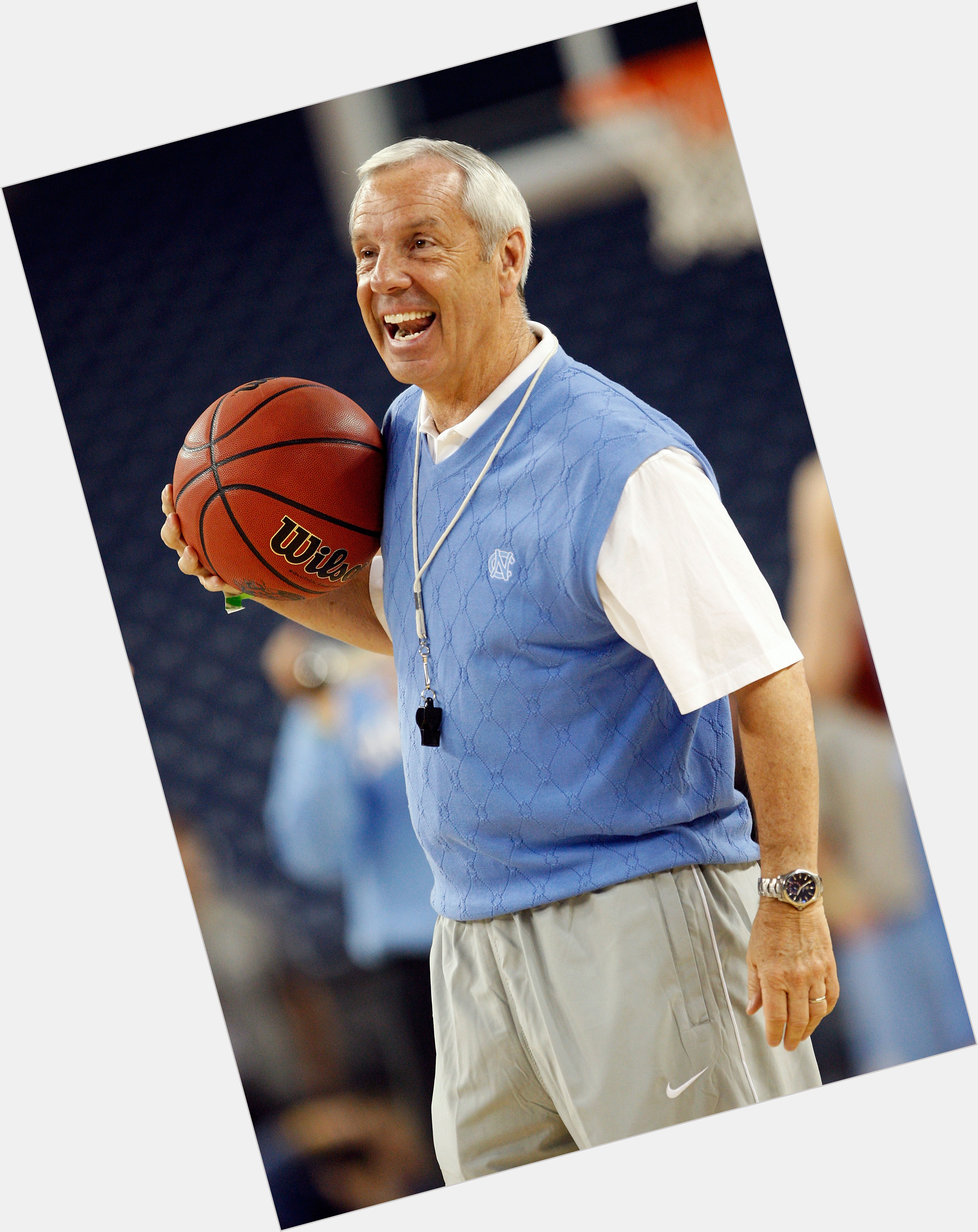 Roy Williams Athletic body,  salt and pepper hair & hairstyles