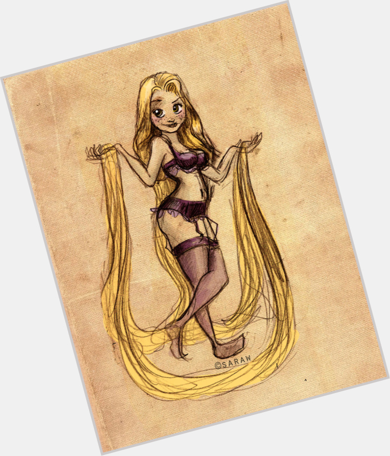 Rapunzel Slim body,  blonde hair & hairstyles