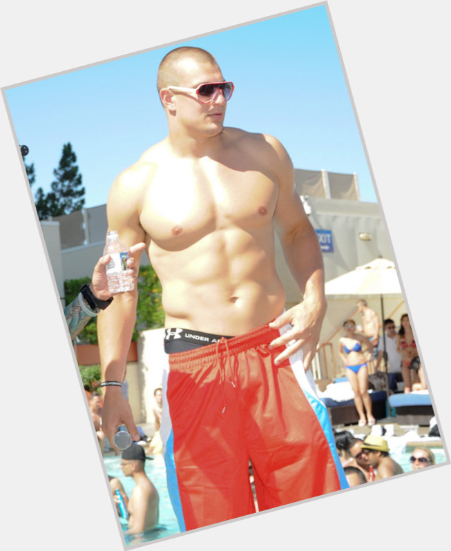 Rob Gronkowski shirtless bikini