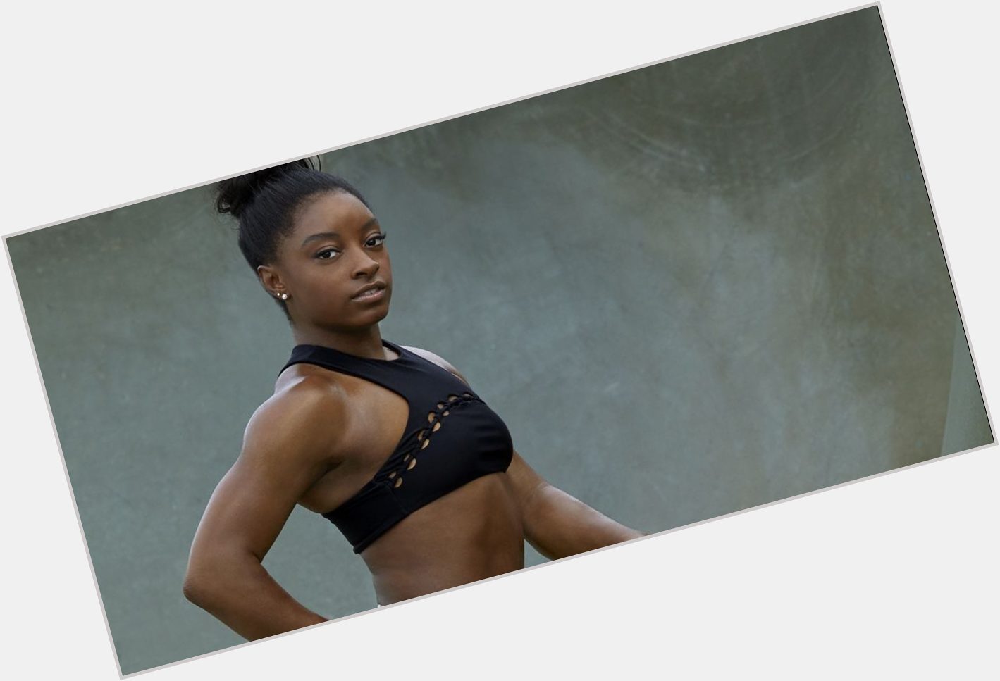 Simone Biles Athletic body,  black hair & hairstyles