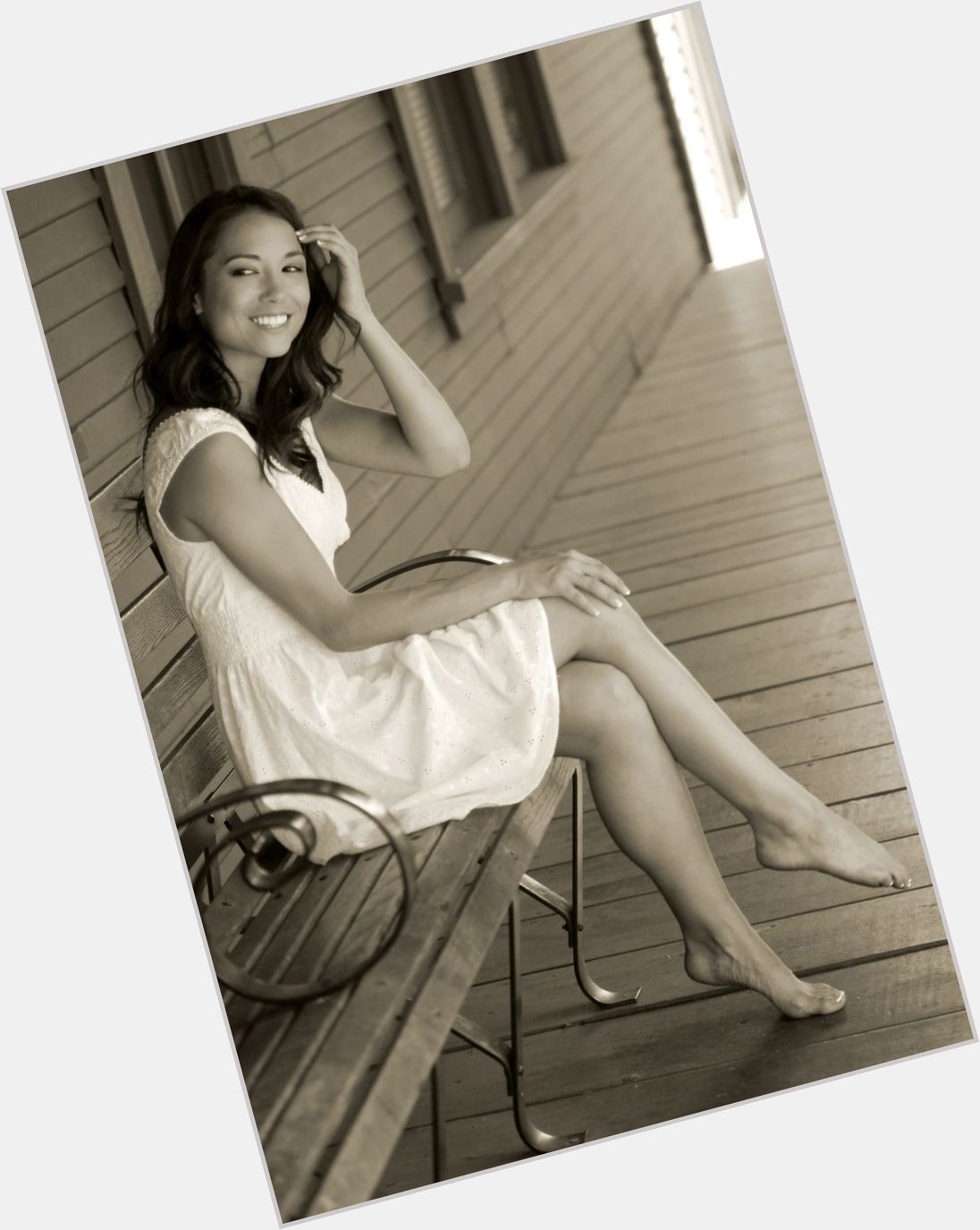 Sumiko Braun Slim body,  black hair & hairstyles