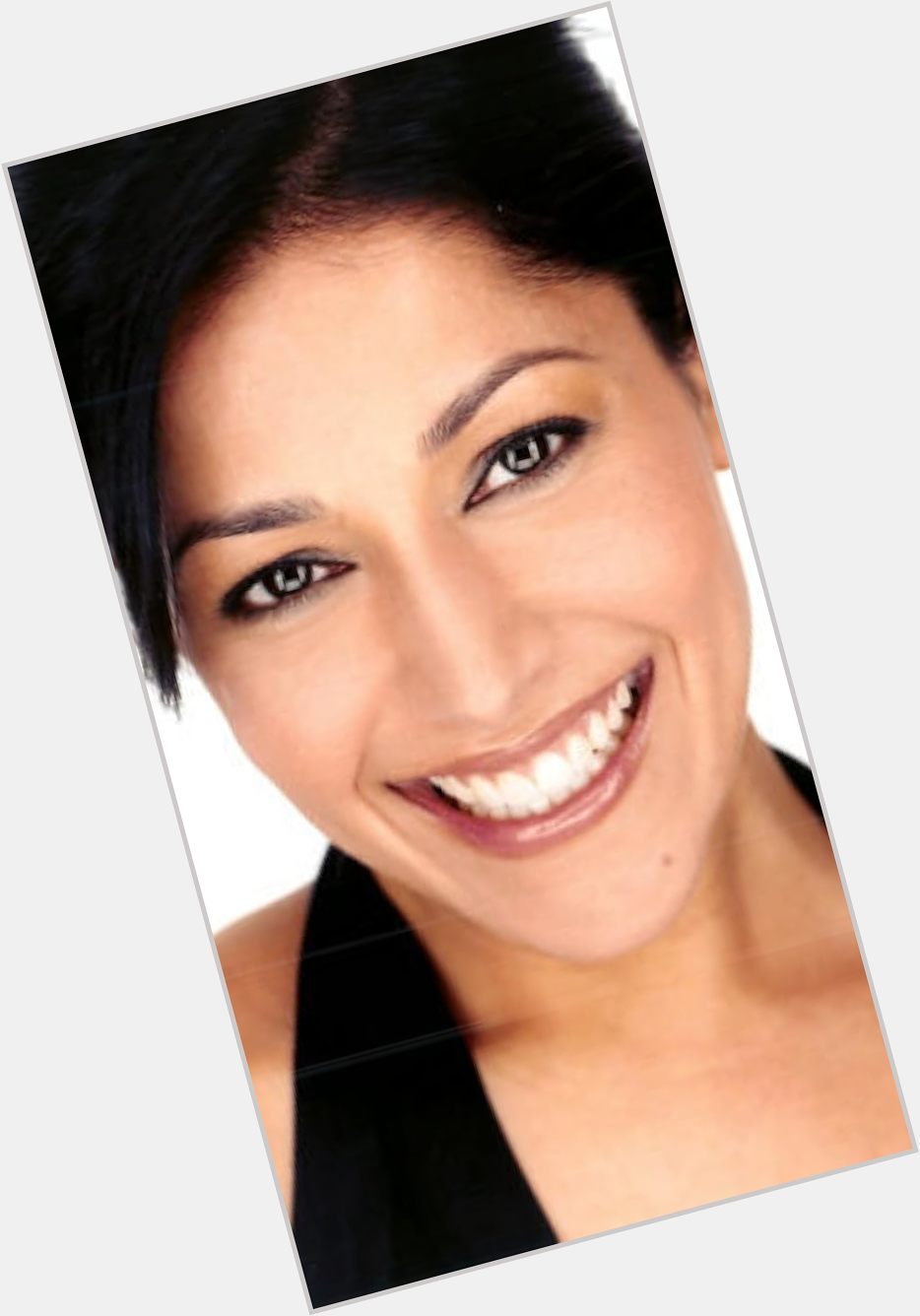 Sunita Param Slim body,  black hair & hairstyles